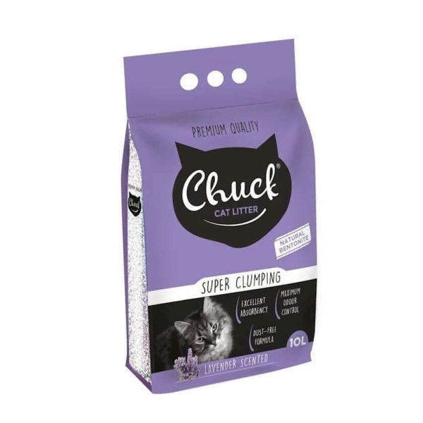 Chuck Cat Litter Super Clumping Lavender Scented 5L