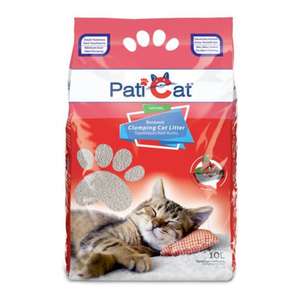 PatiCat Clumping Cat Litter Natural 10L